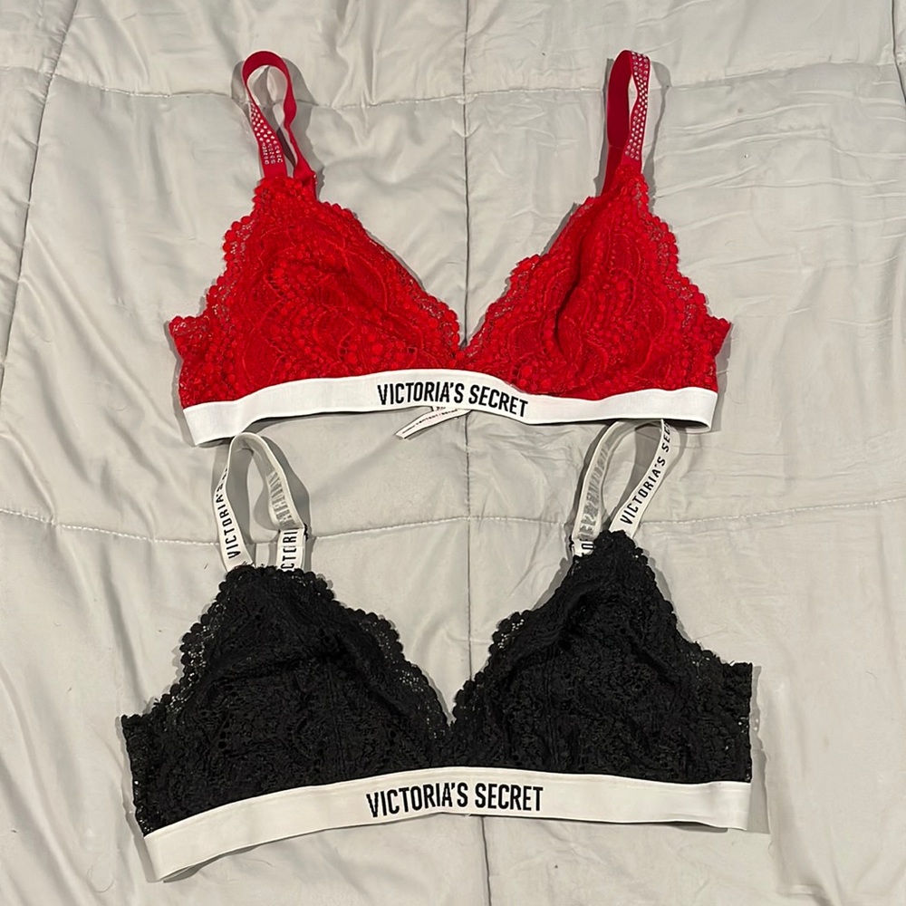 2 Victoria Secret Bralettes
